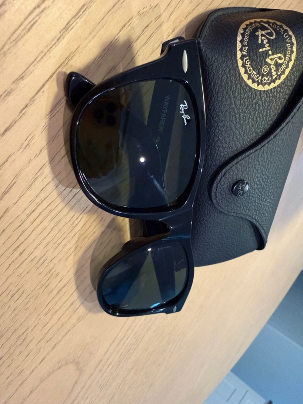 Ray-Ban Wayfarer rb2140 901 Made in Italy unisex - Picture 10 of 11